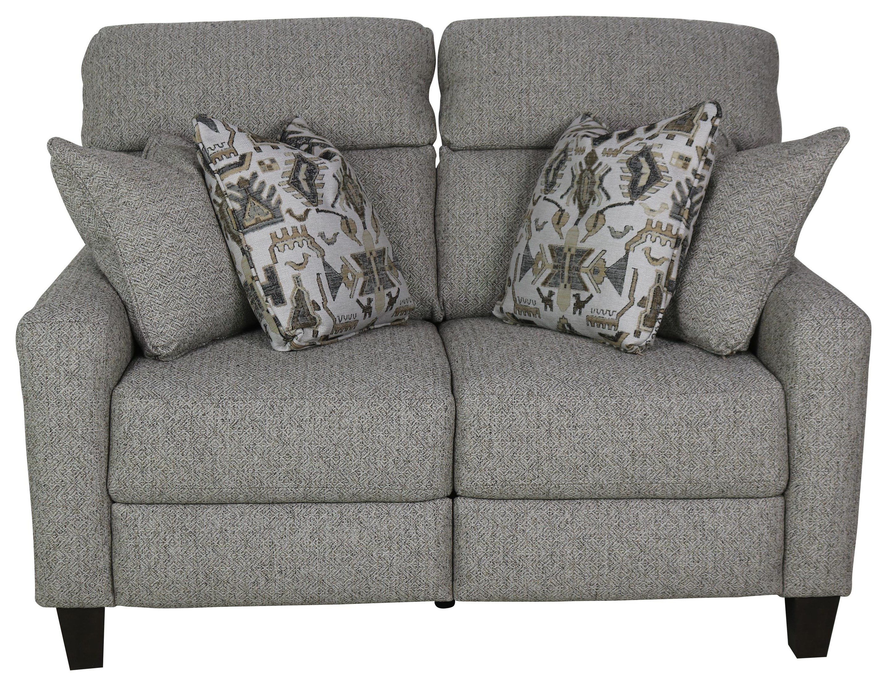 Design 2 Recline Mt. Vernon Transitional Power Headrest Loveseat with